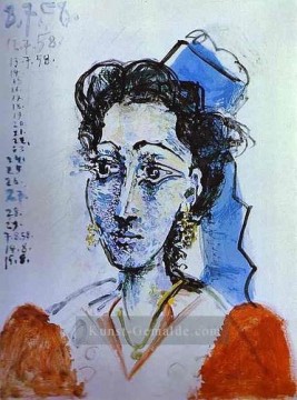 Pablo Picasso Werke - Jacqueline Rocque 1958 kubist Pablo Picasso